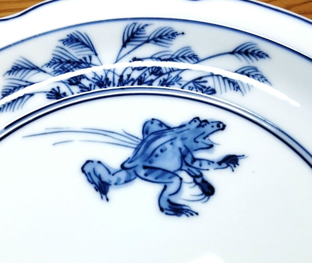 ☆ 平安松泉 清水焼 鳥獣戯画皿