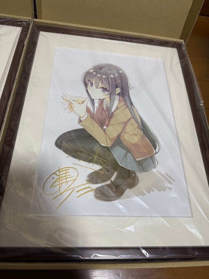 青春ブタ野郎 青ブタ 複製原画 桜島麻衣