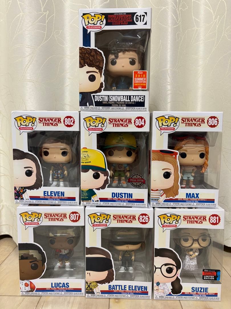 【限定品あり】Funko Pop ストレンジャー・シングス 7体セット（美品）