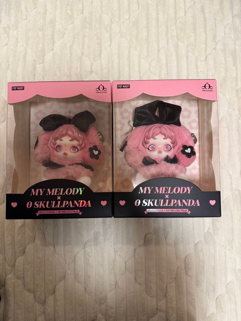 SKULLPANDA × MY MELODY 2体　　ポップマート