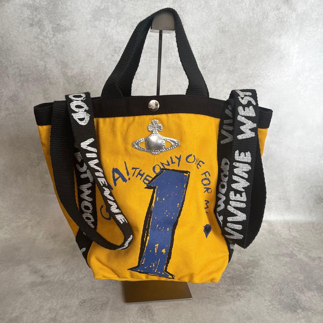 美品 希少モデル ヴィヴィアンウエストウッド 2way トートバッグ