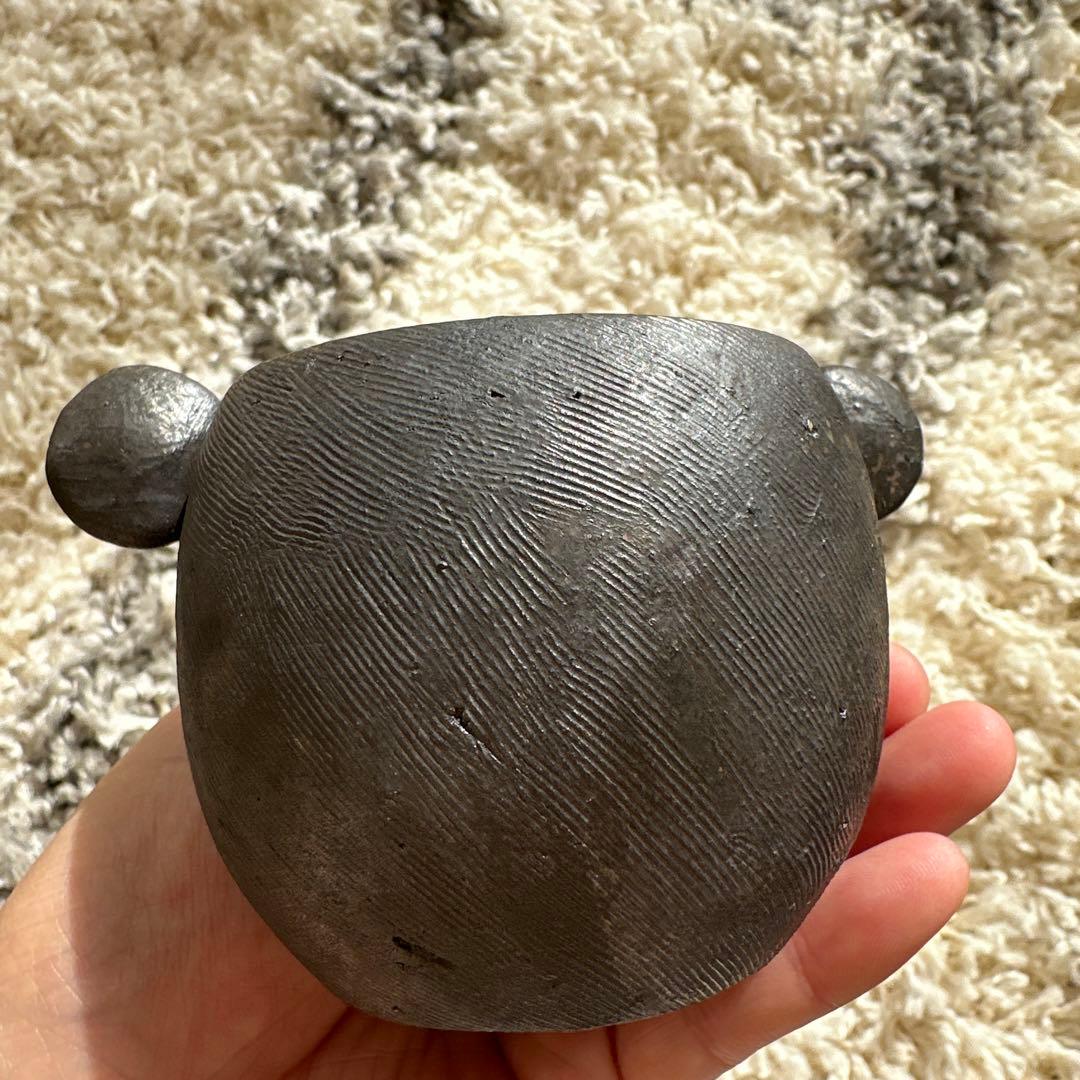クマの顔 陶器容器