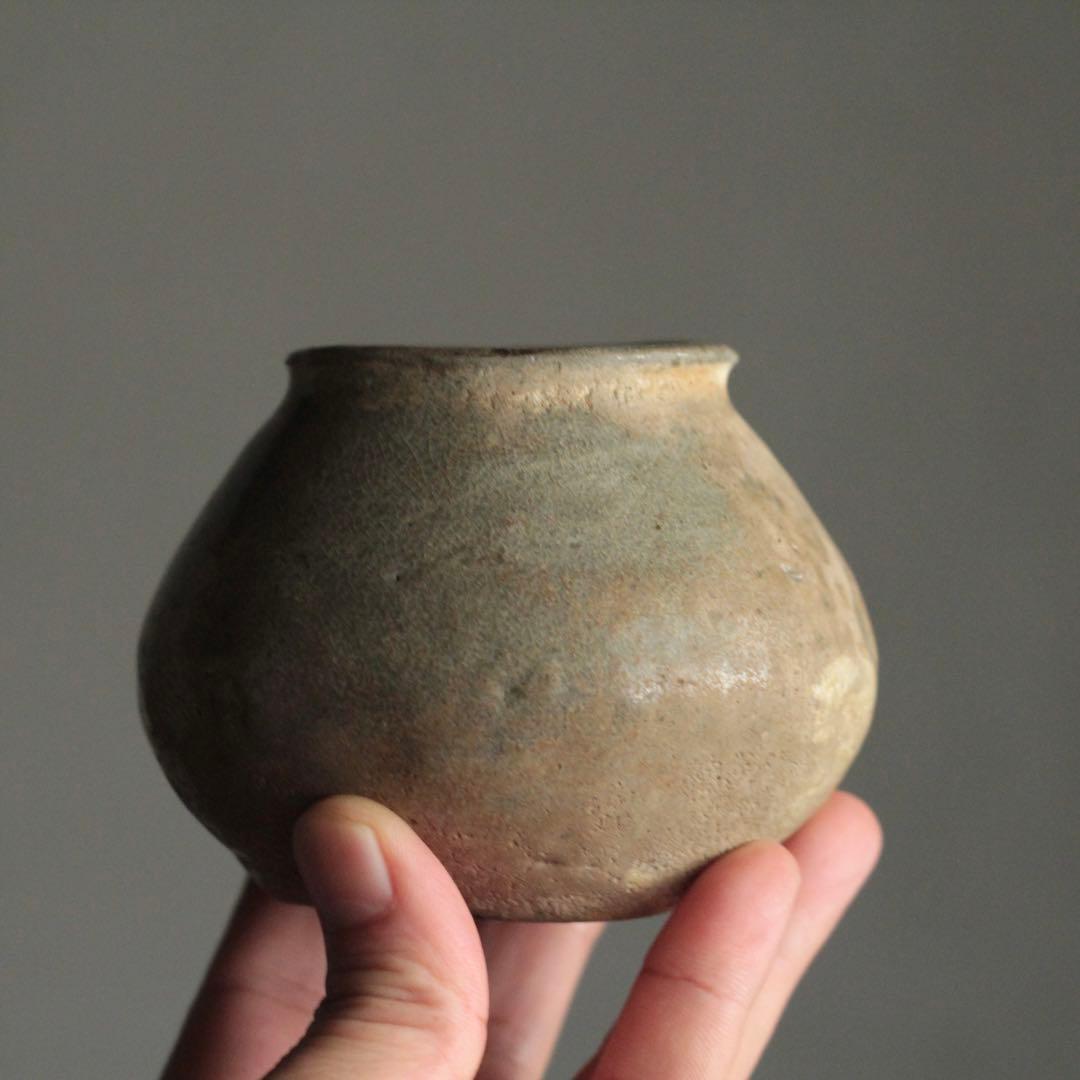 高麗青磁 塩笥 茶碗 古美術 古道具 アンティーク 小壺