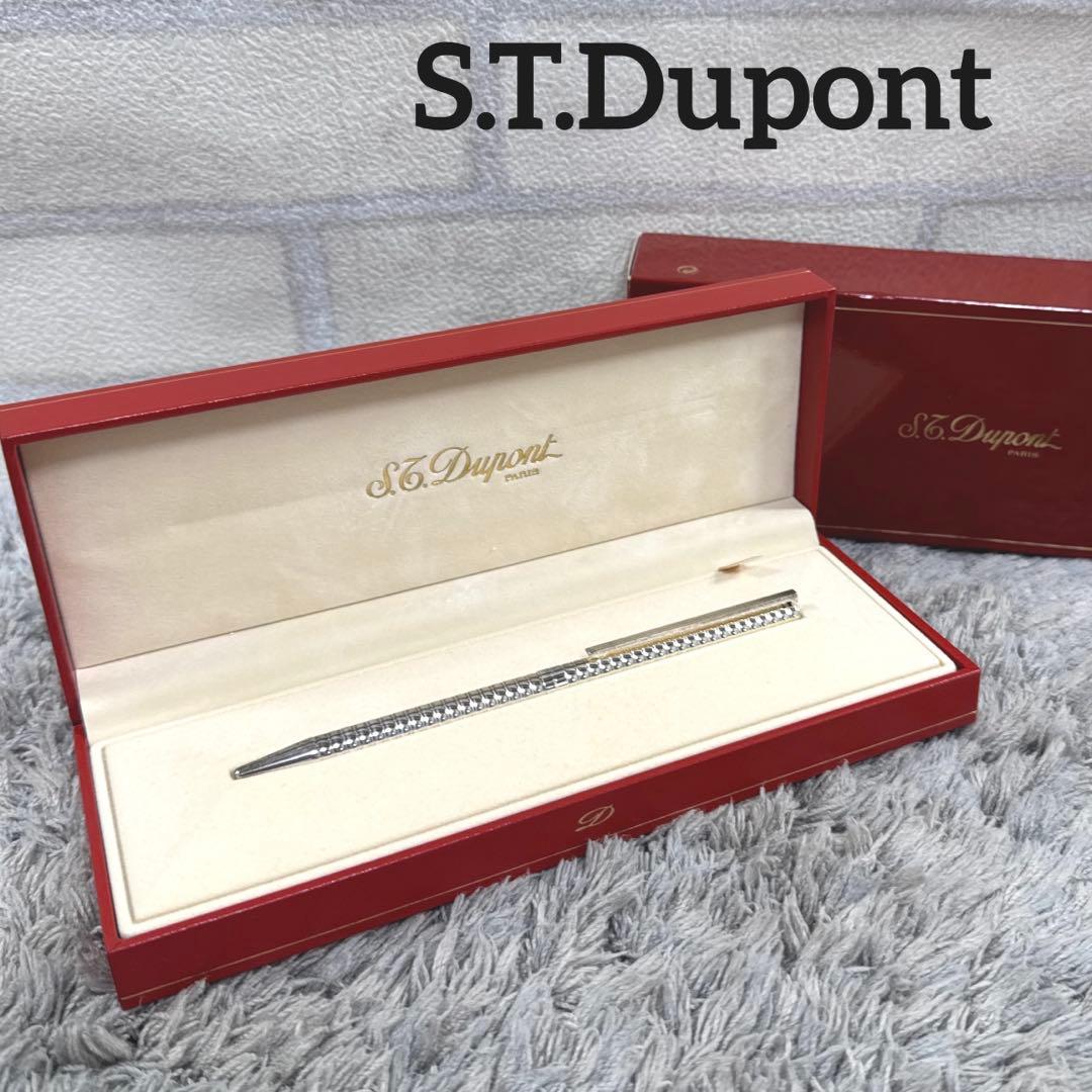 S.T.Dupont エステーデュポン ツイスト式 ボールペン 刻印ロゴ