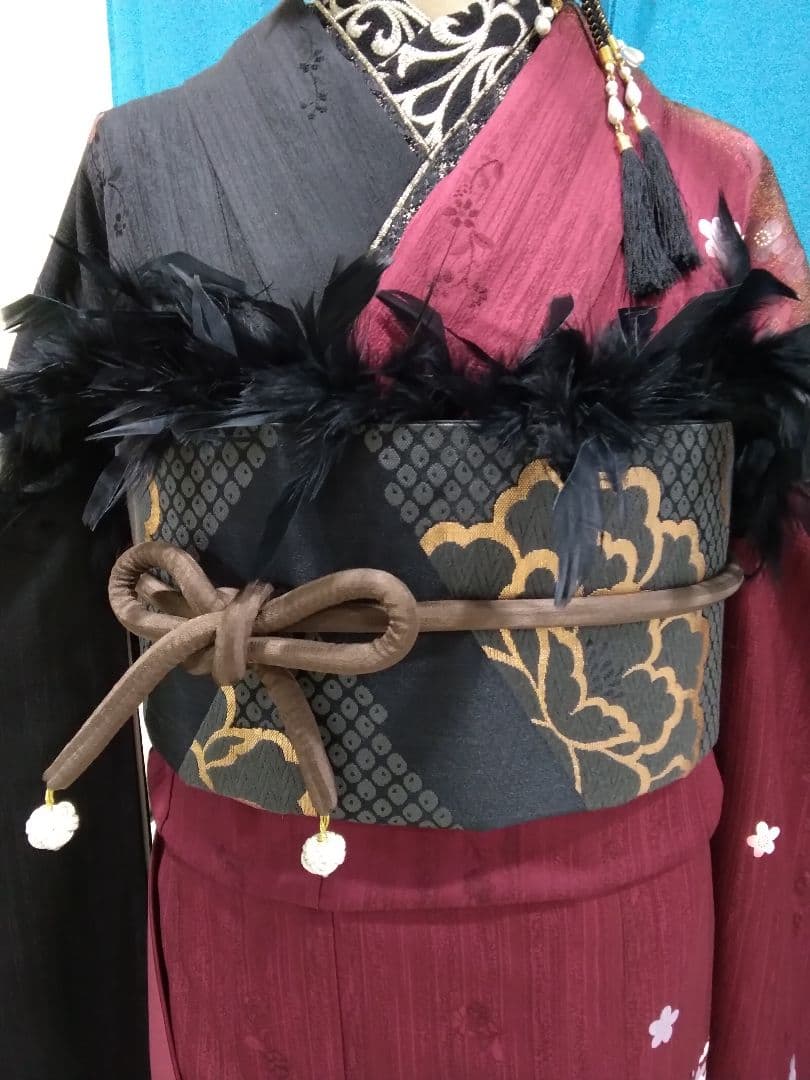 振袖フルセット、やまと誂製、半襟重ね衿、帯揚げ帯締め、西陣袋帯、襦袢、ガード加工