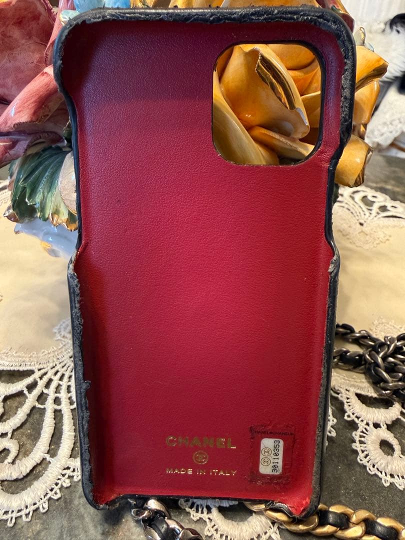 CHANEL iPhone11pro スマホケース　ショルダー