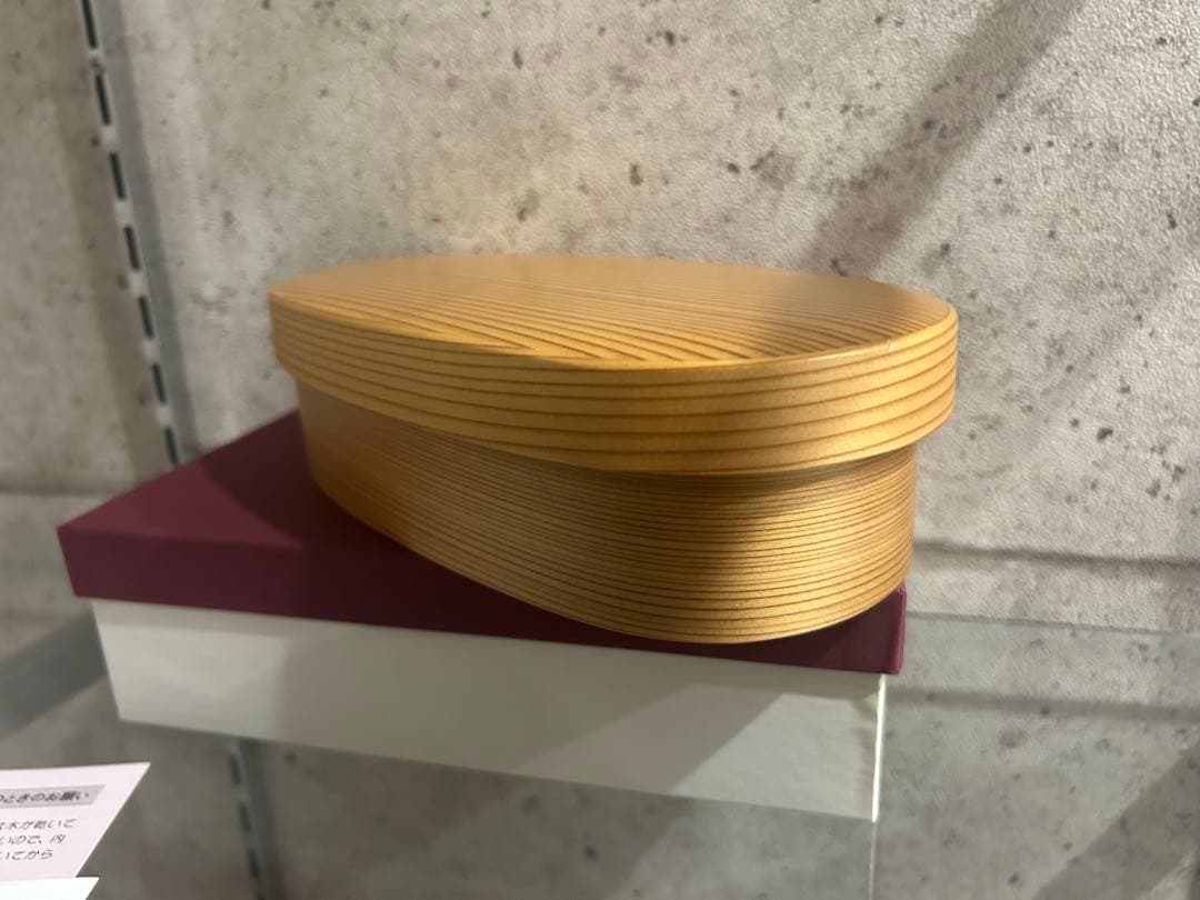 最高級曲げわっぱ　栗久　秋田県大館　15400円　無塗装