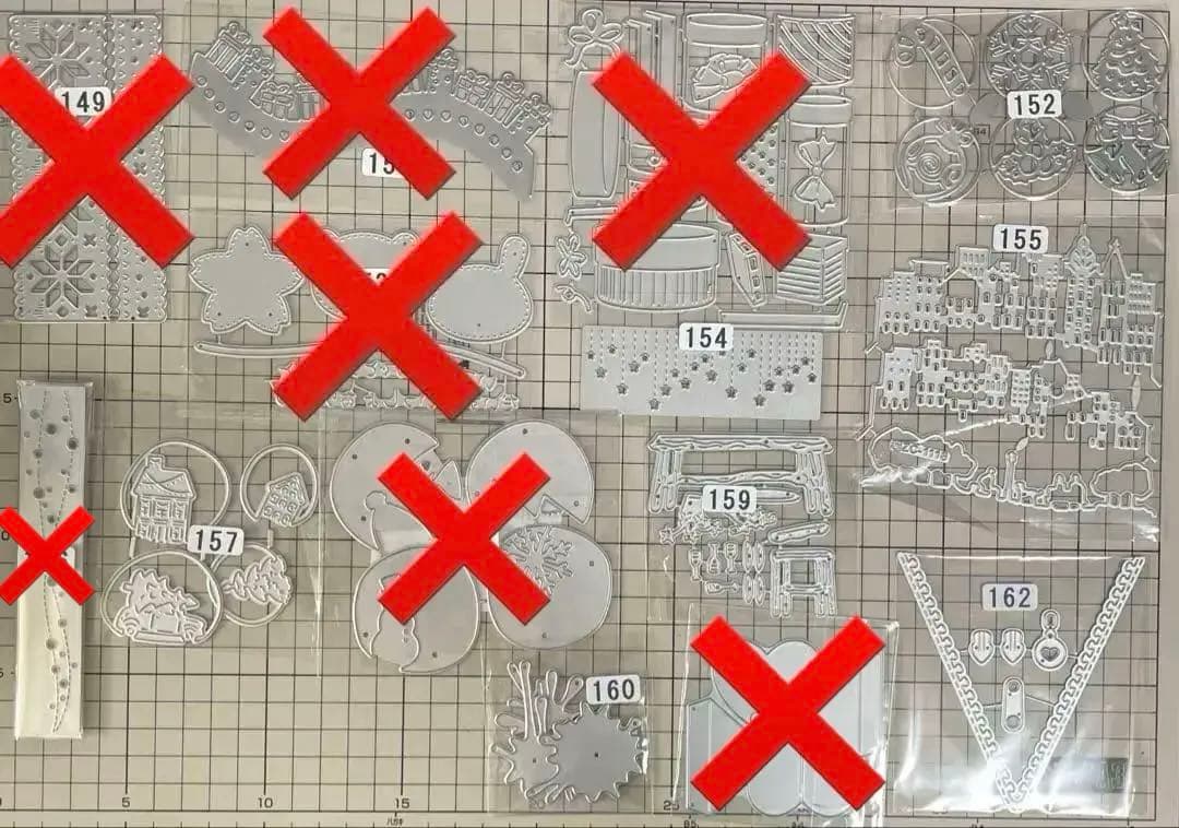 追加しました（お写真16.17枚目）選べるカッティングダイ　300円均一