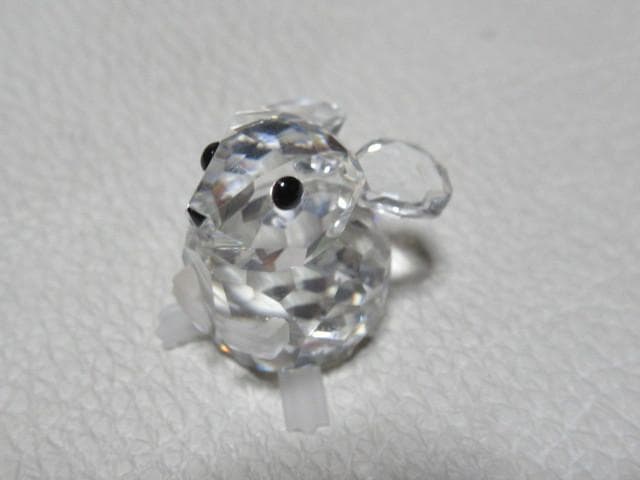 ◆未使用 希少 2000年廃盤品 オーストリア製！スワロフスキー 『野ネズミ』