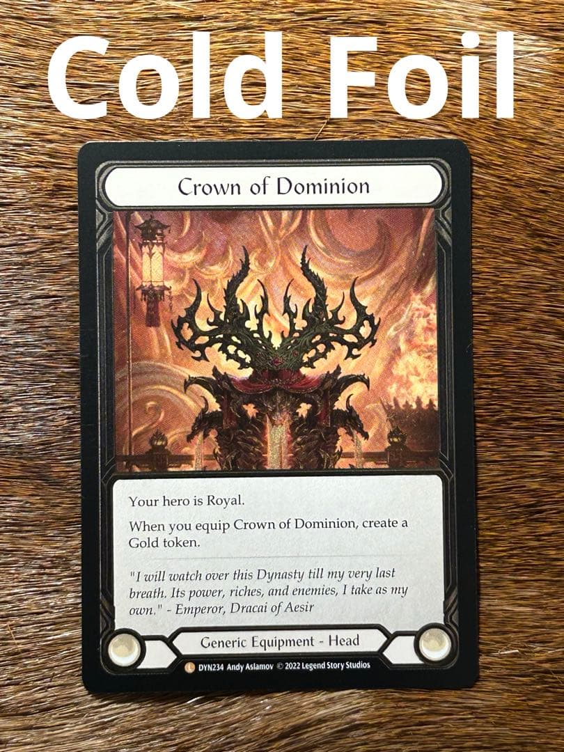 その他 Flesh and Blood Crown of Dominion CF FaB