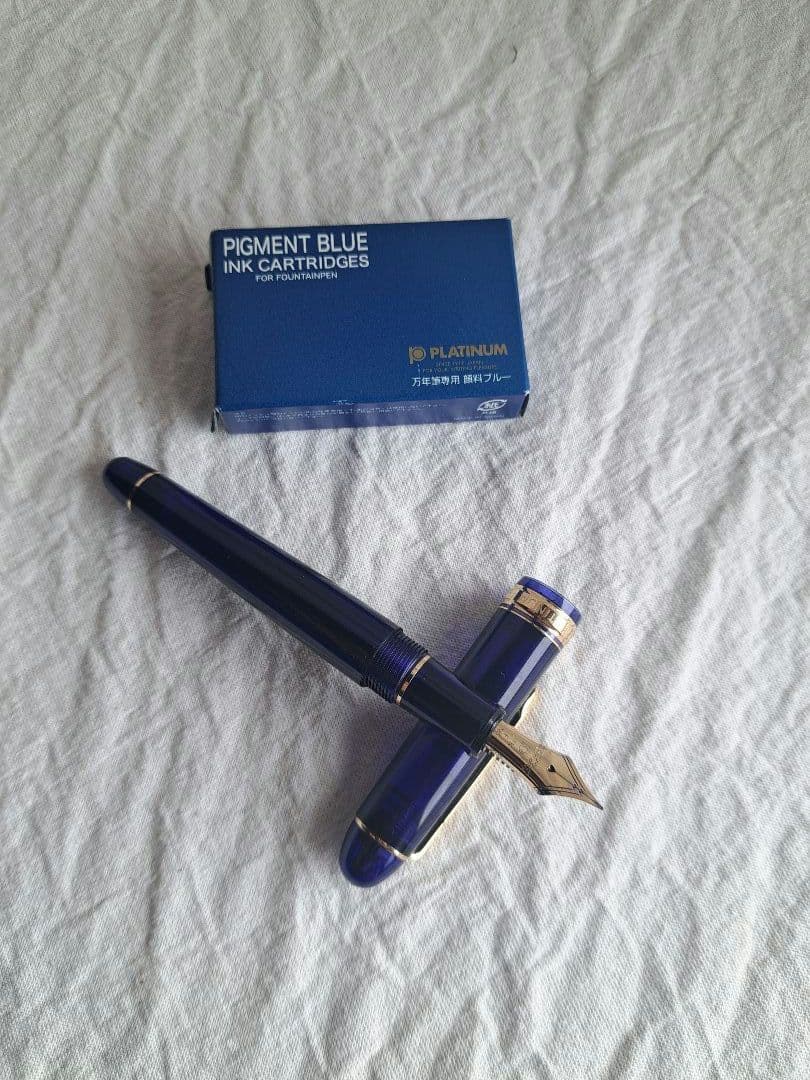 プラチナ #3776 センチュリー シャトルブルー★インクカートリッジセット！