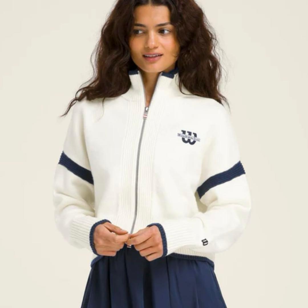 タグ付き新品　ウィルソン⭕️ジップフロント クラブ セーター　XS 25300円