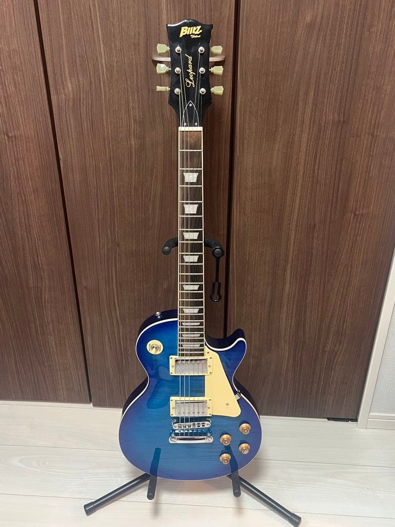 【動作確認済み】Blitz レスポール エレキギター ブルー