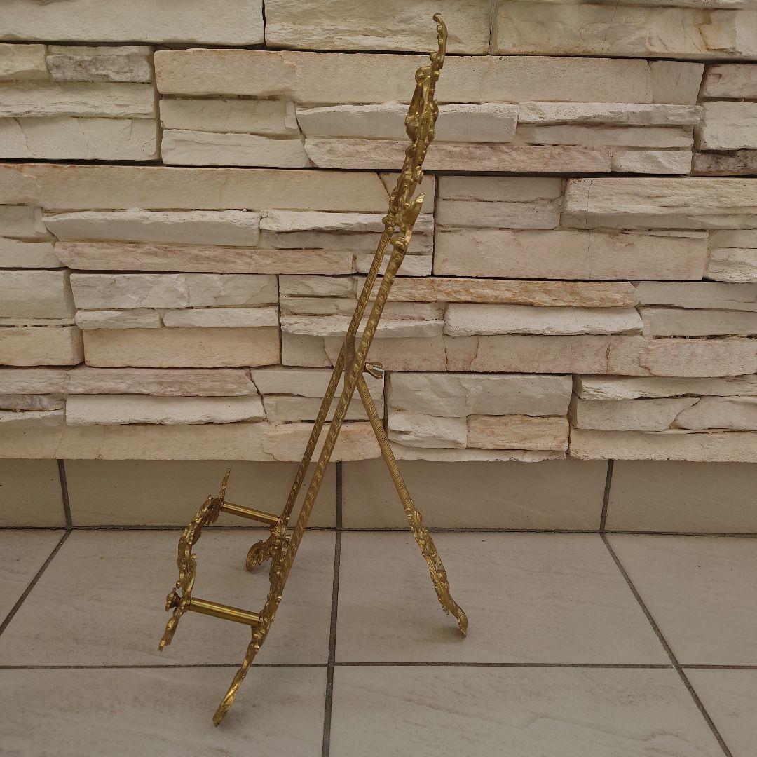 イタリア真鍮イーゼル特大2