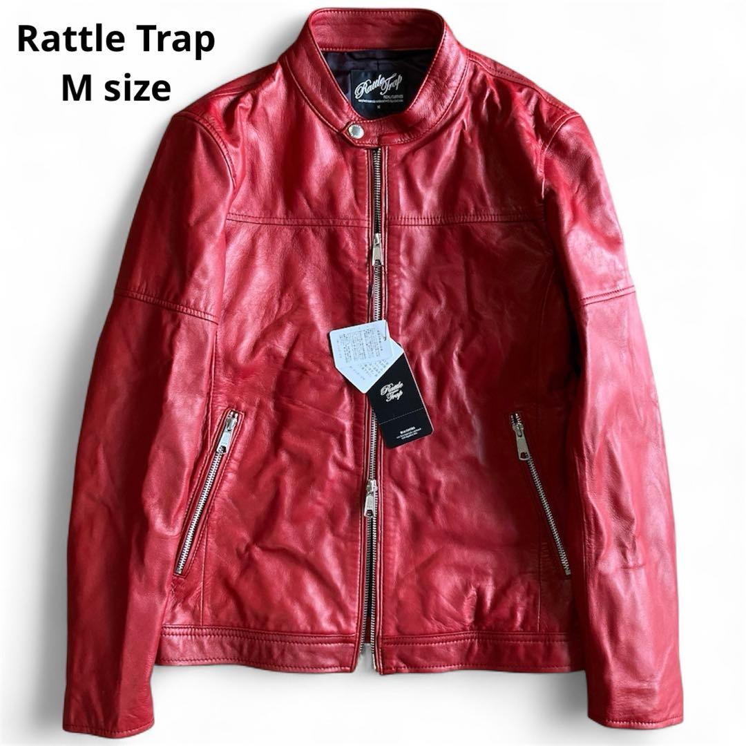 【新品未使用】 Rattle Trap メンズビギ 羊革 シングルライダース M