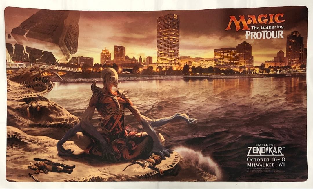 mtg プレイマット プロツアー 戦乱のゼンディカー ウラモグ エルドラージ