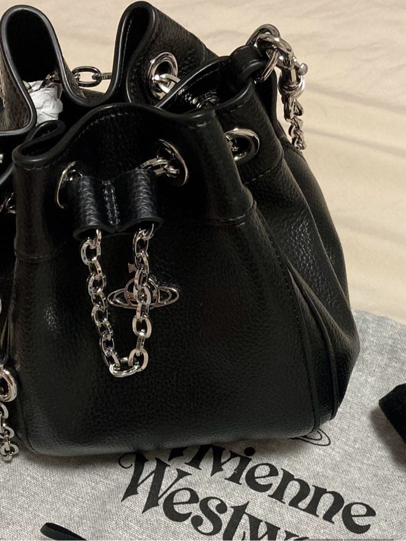 Vivienne Westwood ブラック バケットバッグ