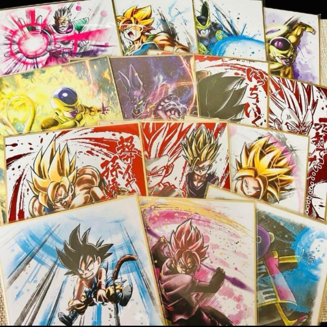 ドラゴンボール 色紙アート 119枚まとめ売り Dragon Ball 鳥山明