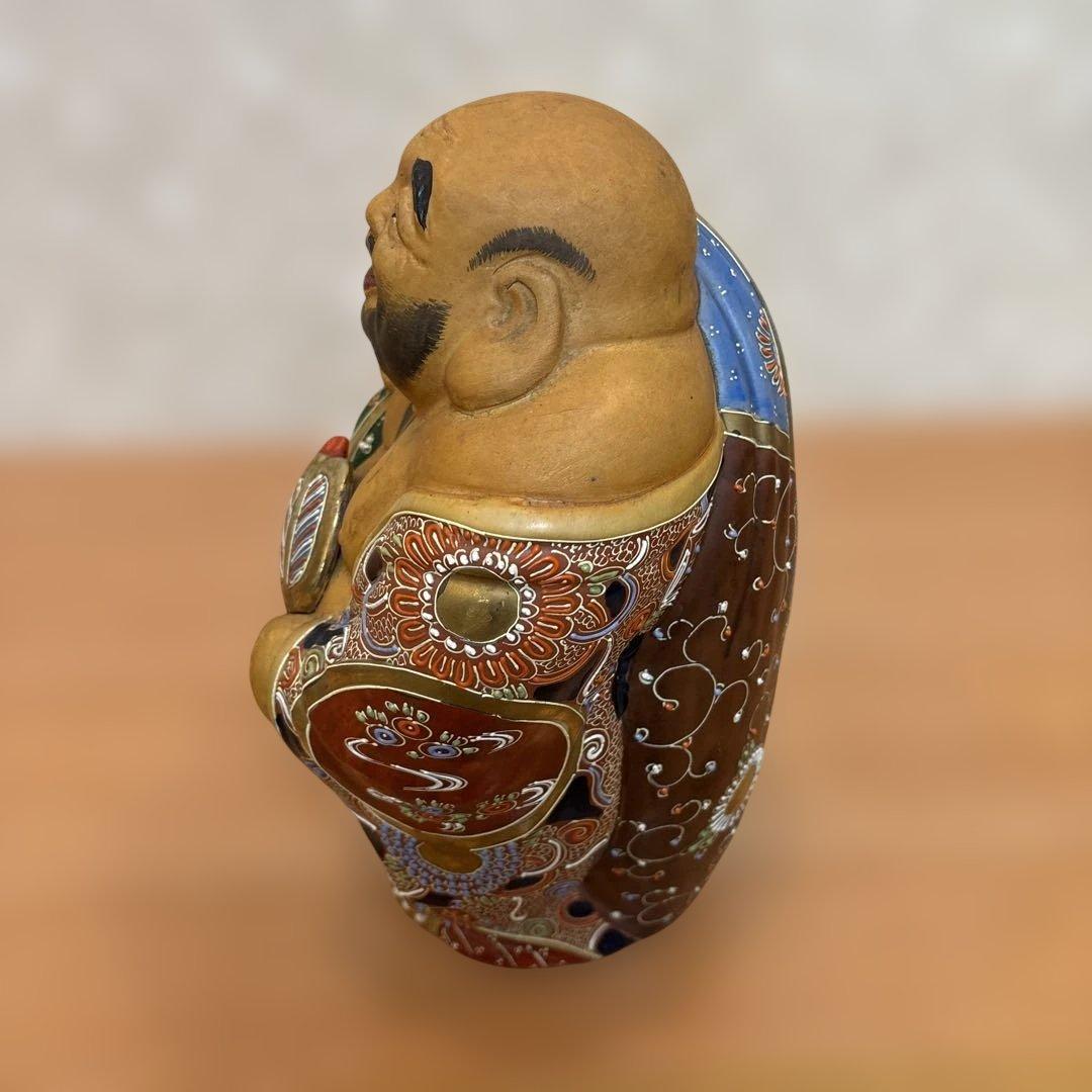 布袋様　布袋尊 九谷焼 縁起物　骨董　アンティーク