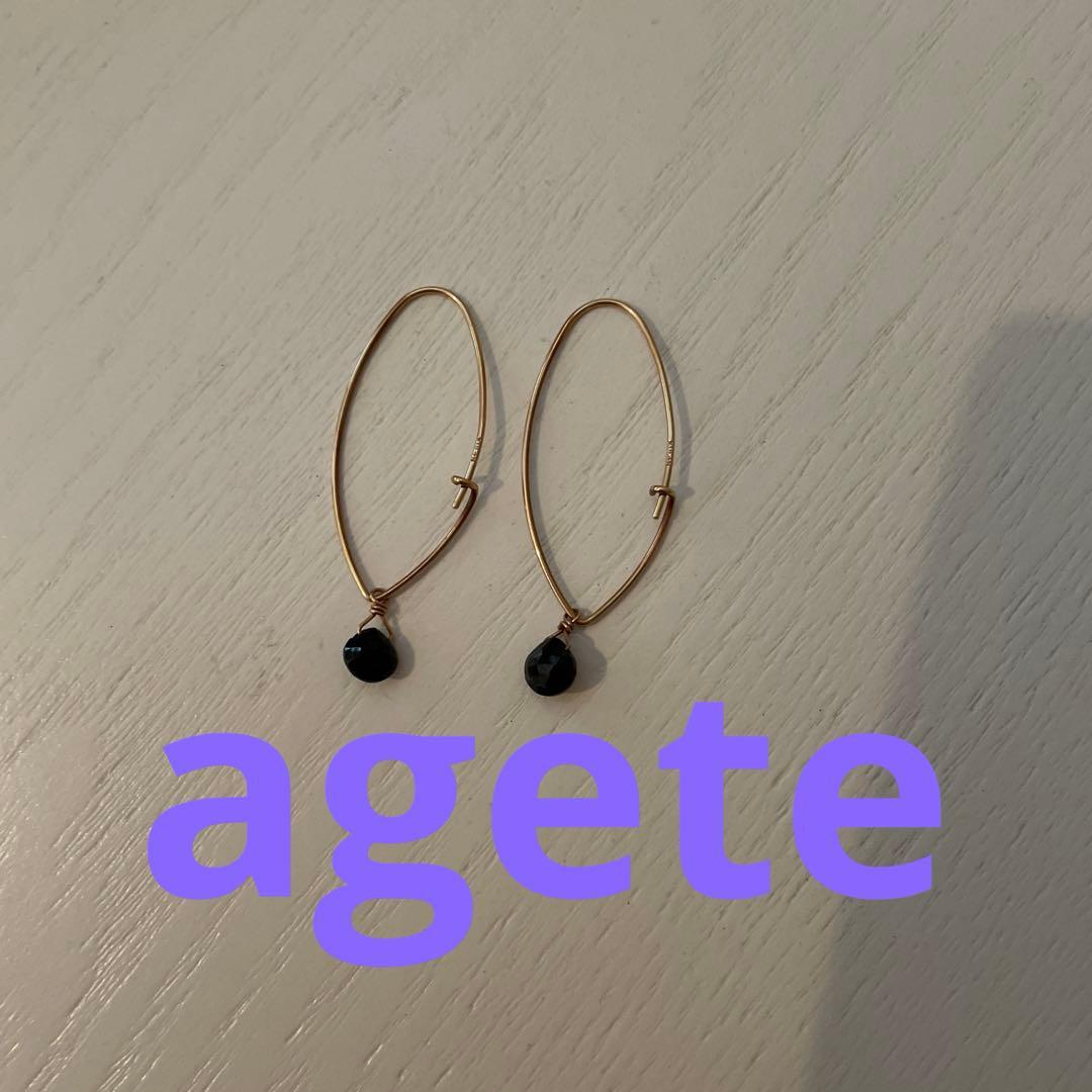 【美品】agete ピアス