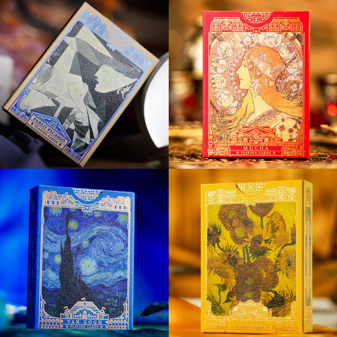 【まとめ売り価格】画家トランプ4個セット