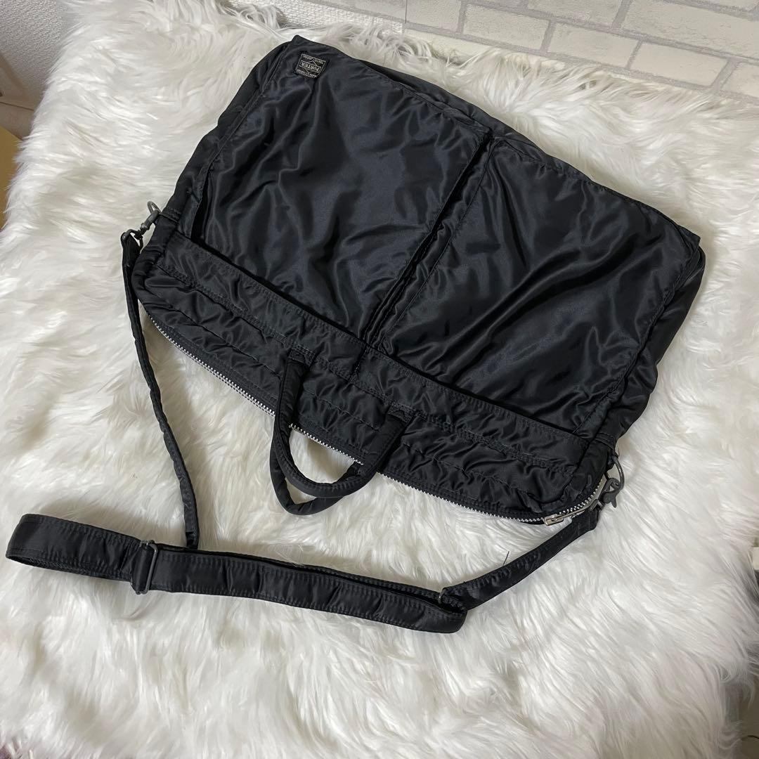 ポーター タンカー 大きめ ビジネスバッグ ブラック