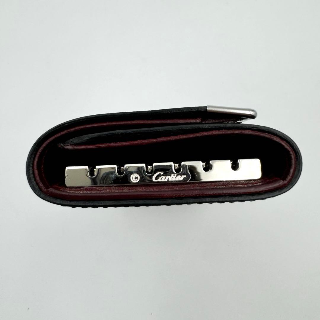 極美品✨Cartier カルティエ　6連キーケース　ブラック　本革