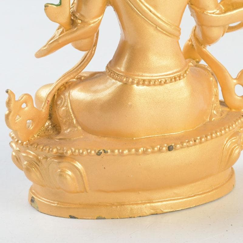 仏教美術　古銅鍍金　チベット仏　仏像　置物　V　9358