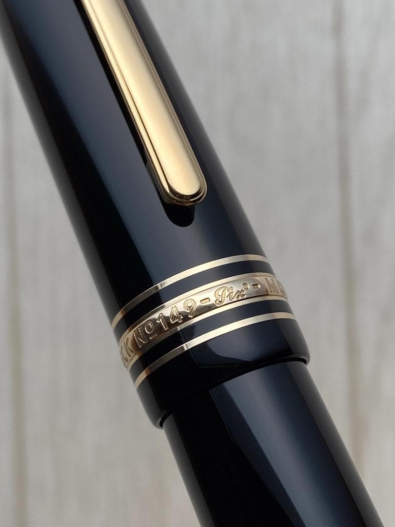 現行品 未使用に近い モンブラン 149 18K Au750 万年筆 インク付