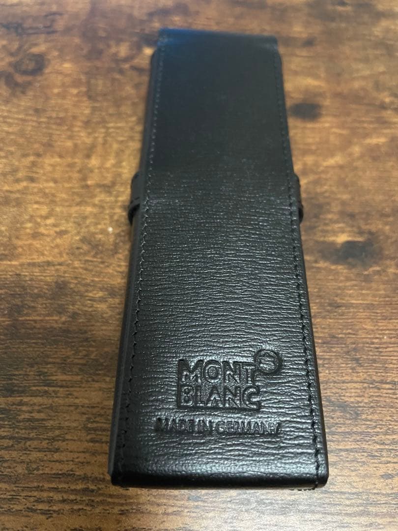 【まさき】新品未使用: 2本用 ブラックモンブラン ペンケース 4810