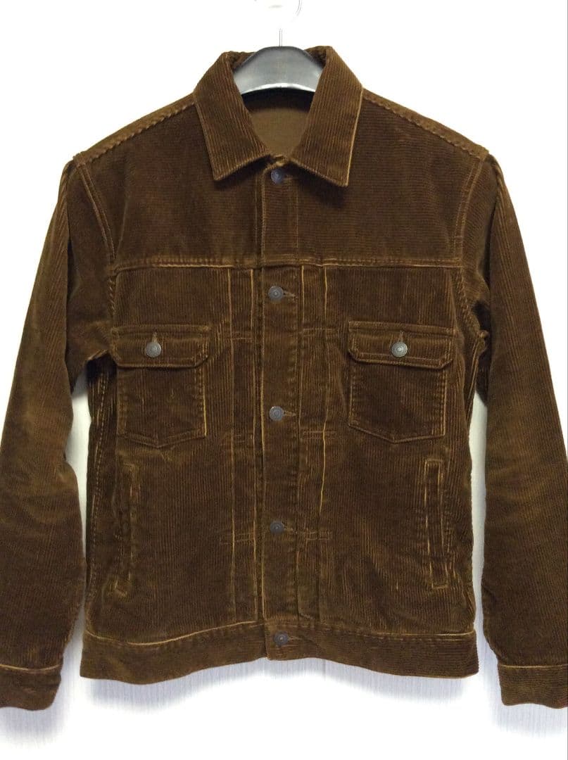 桃太郎ジーンズ 太畝 コーデュロイ 三子撚り 2nd ジャケット Mサイズ