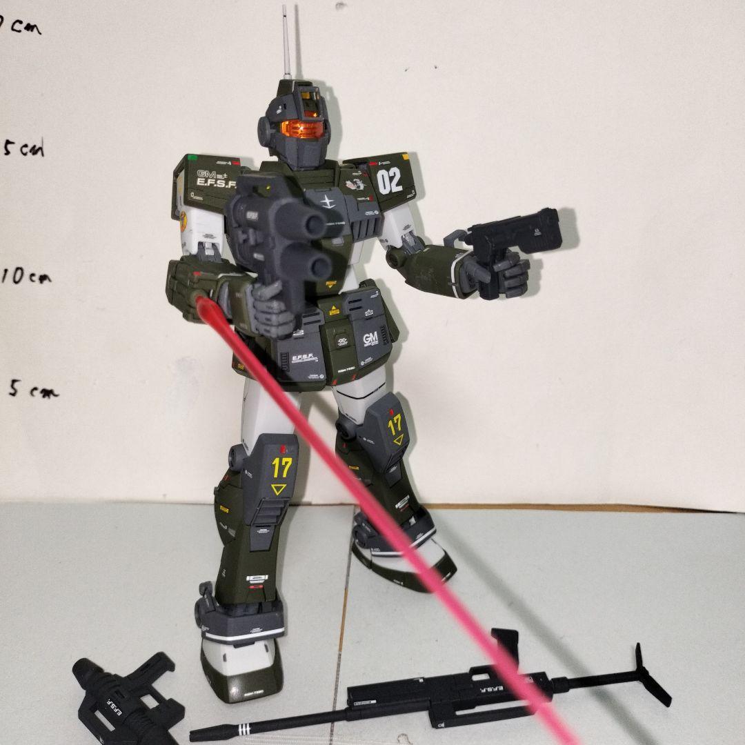 MG 1/100 プレバン限定 ジム・スナイパーカスタム 塗装完成品 ガンプラ