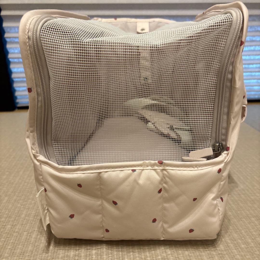 GELATO PIQUE ストロベリープリント キャリーバッグ