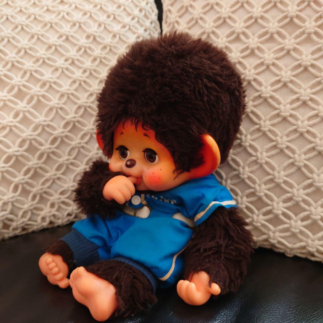 昭和レトロ　モンチッチ　ぬいぐるみスリープアイ