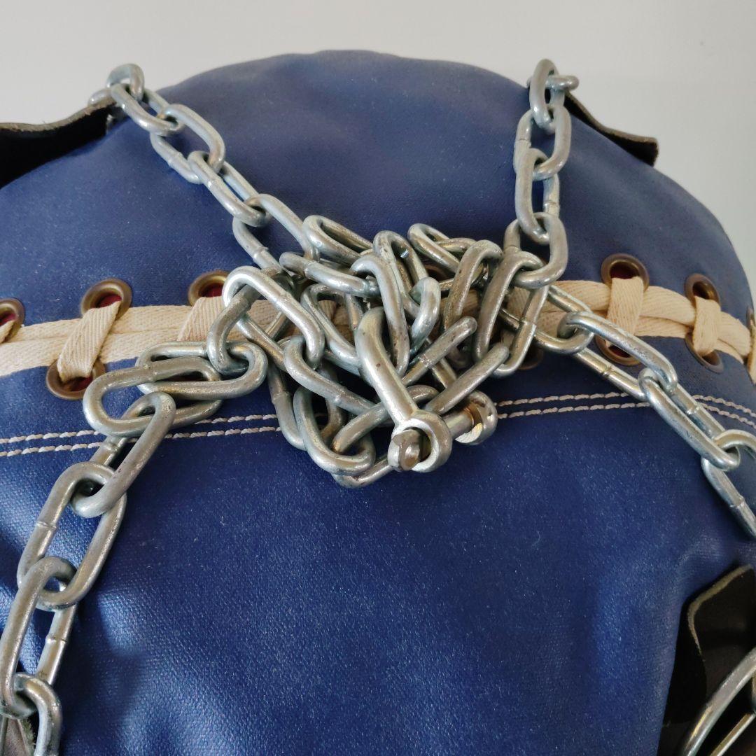 winning　ウィニング製 青いサンドバッグ チェーン付き