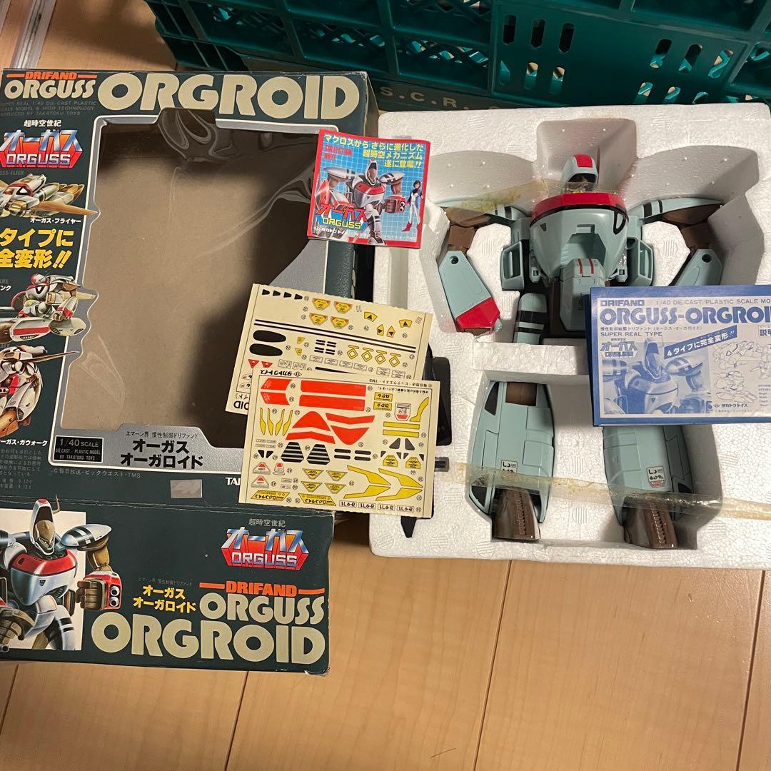 【希少品】シール未使用　超時空世紀 オーガス オーガロイド 1/40