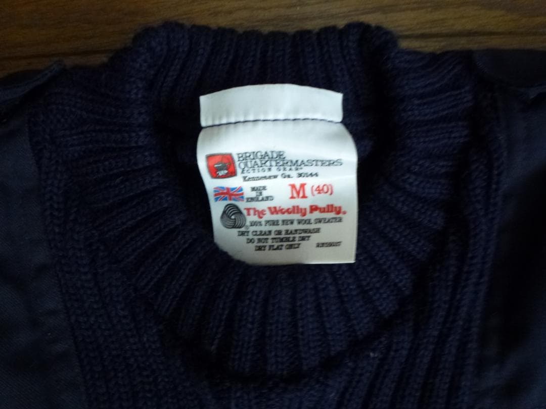 米海軍実物 コマンドセータ英国製 Woolly pully USN岩国厚木横須賀