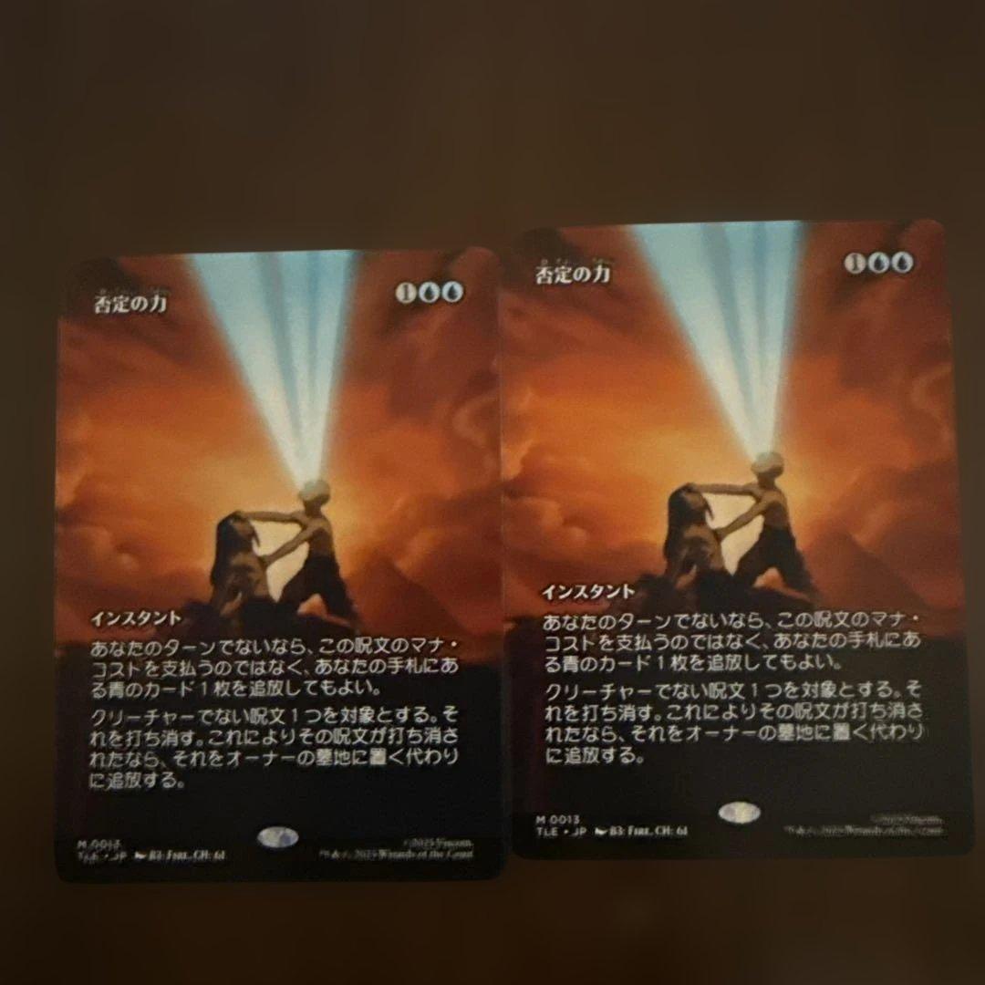 否定の力 2枚セット
