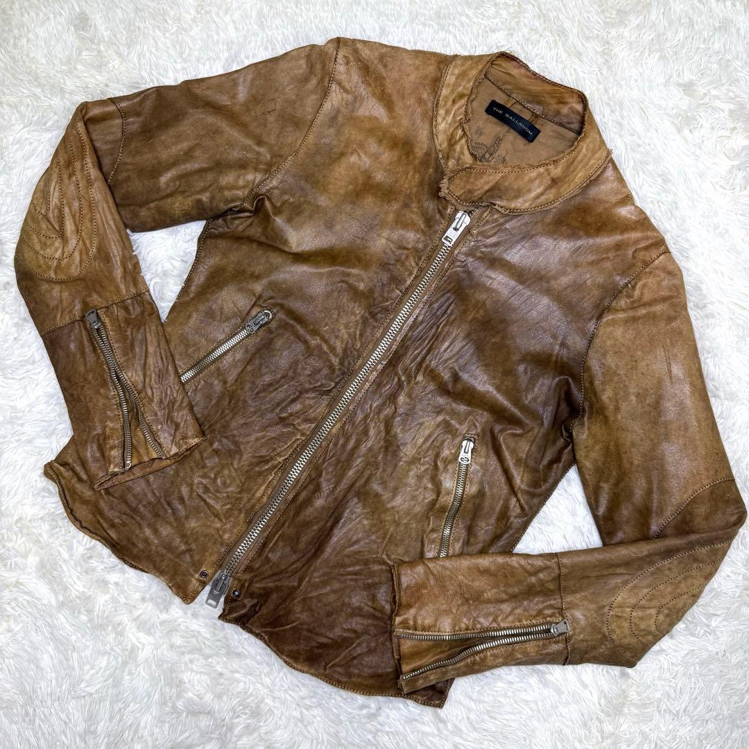 希少 No,No,Yes! ノーノーイエス レザー ジャケット ライダース