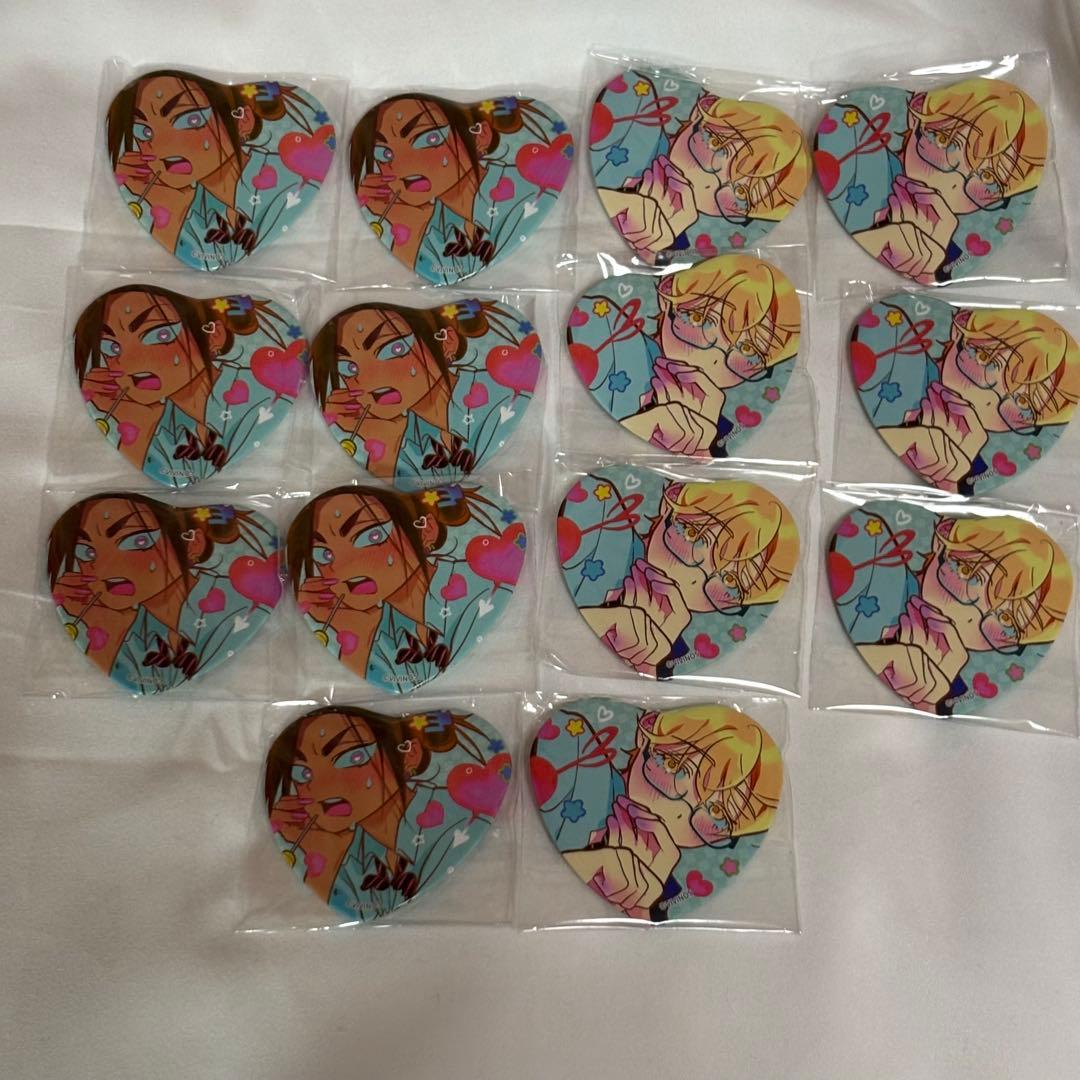 エイリアンステージ ヒョナ ルカ ふもコレ ハート缶バッジ