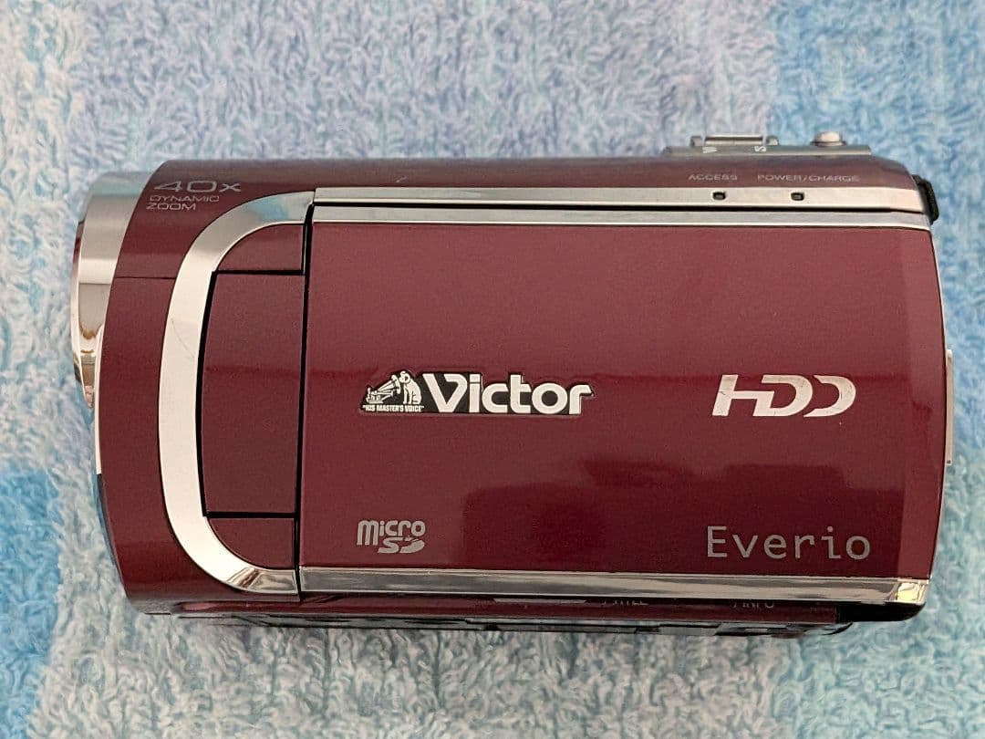 超美品　Victor Everio HDD ビデオカメラ ４０倍ズーム