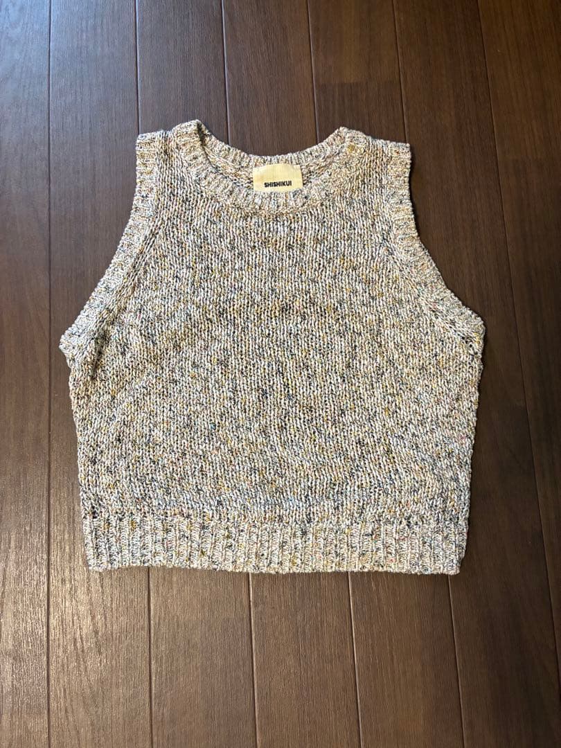 THE SHISHIKUI mix ns シシクイ サマーニット タンク