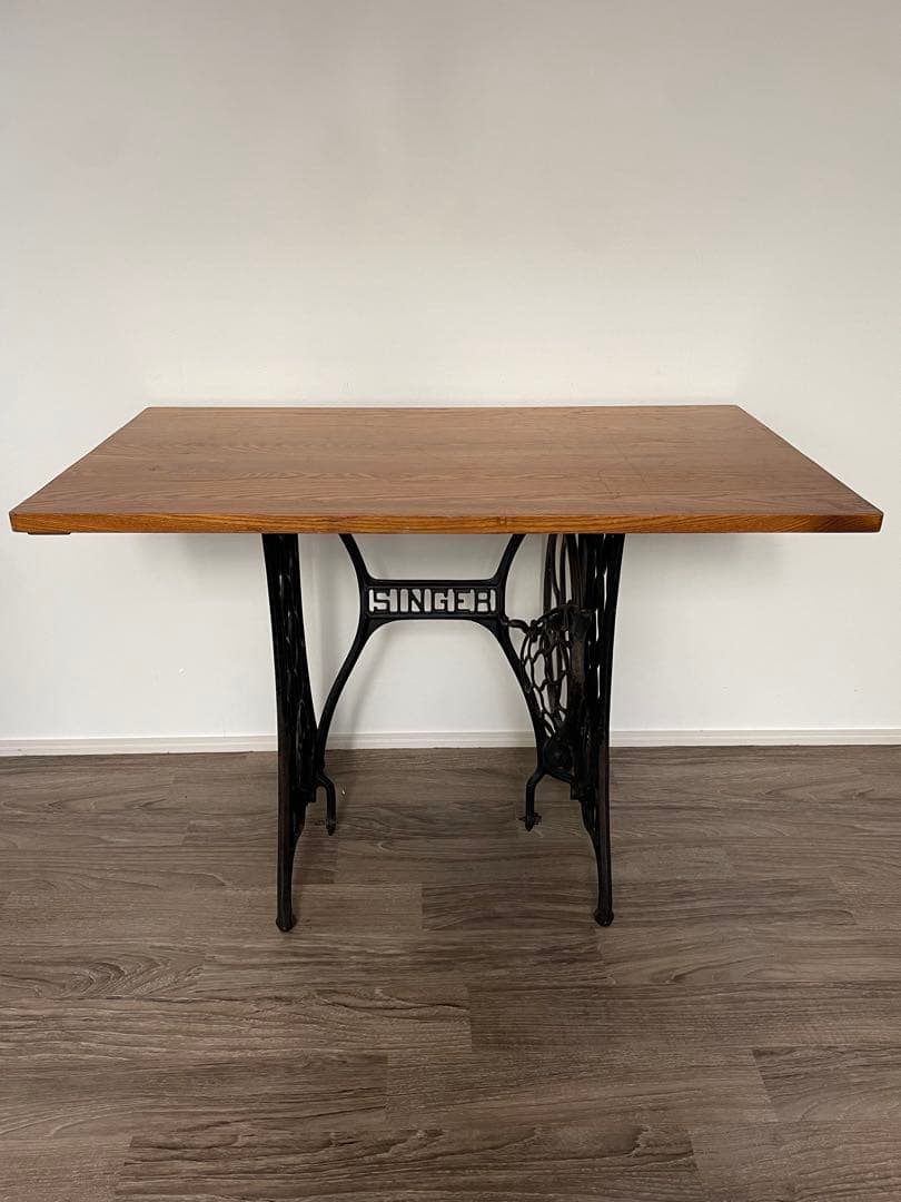 【sun flower】SINGER ビンテージ木製テーブル