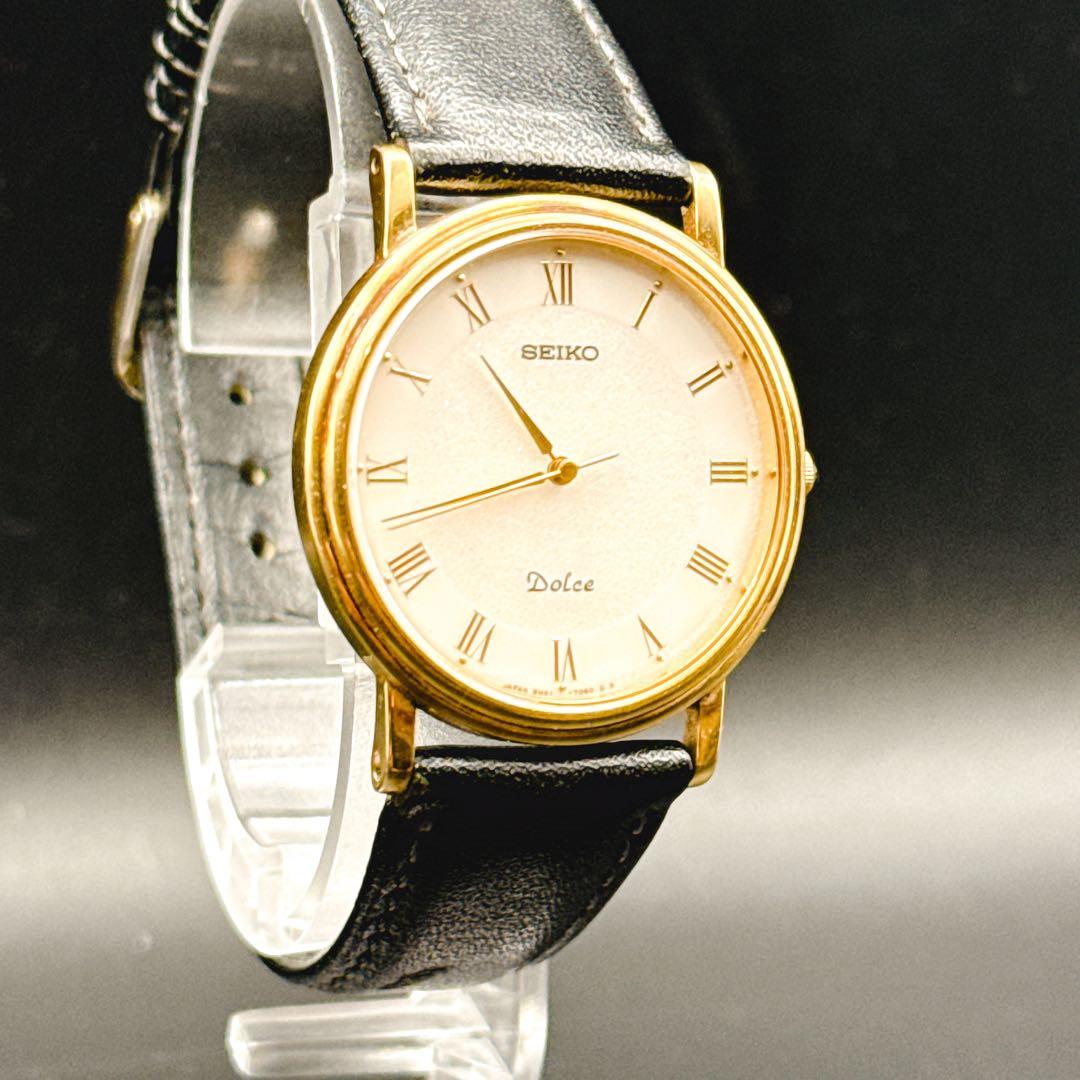 SEIKO Dolce 腕時計 稼働 セイコー クォーツ ビンテージ メンズ