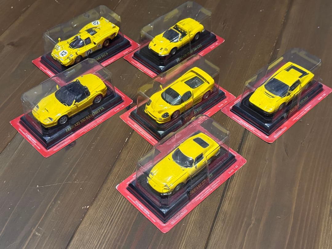 Ferrari F50 等々　6台セット イエロー
