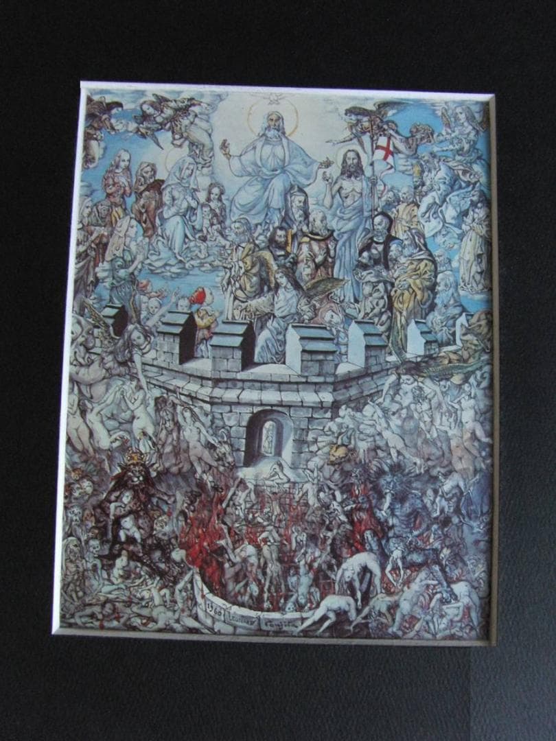 藤田嗣治、「La Nouvelle Jerusalem」、希少画集の額装画