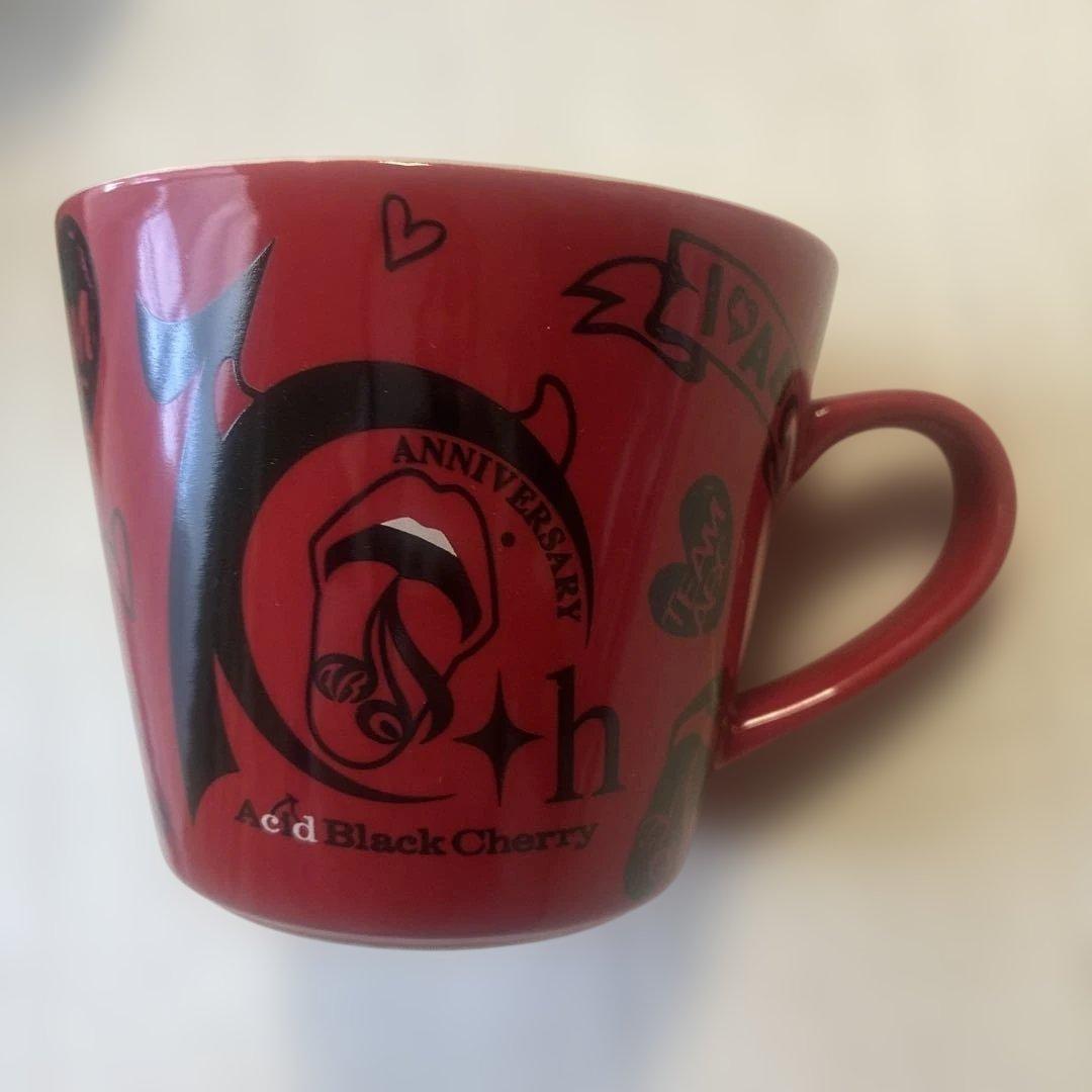 Acid Black Cherry 10周年記念 マグカップ 赤・黒セット