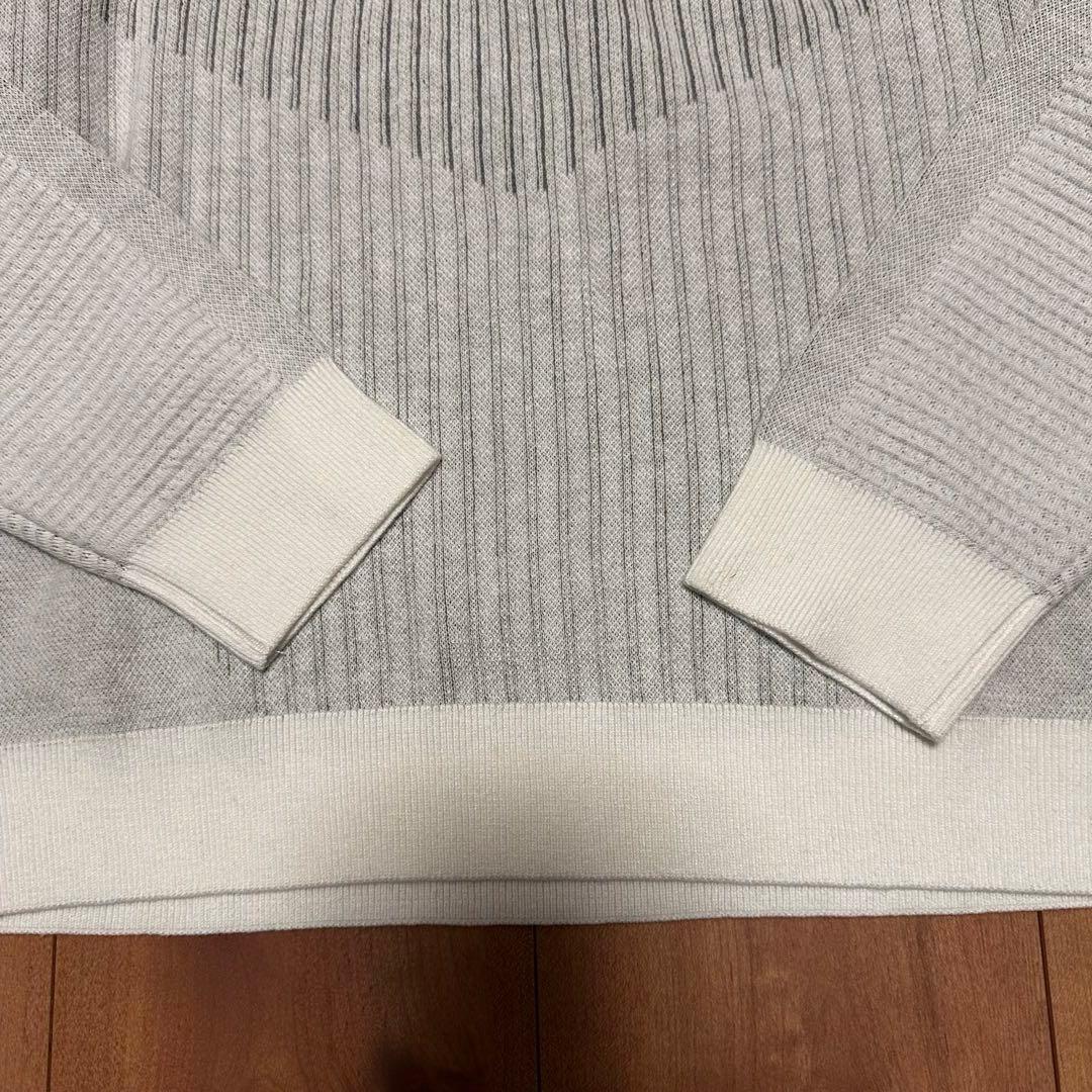 モックネック　ビックシルエット　長袖　ニット　レザースカート　セットアップ　秋冬