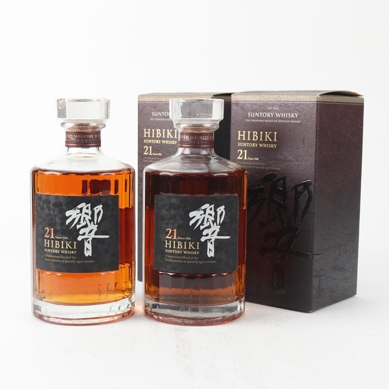 【未開封】サントリーウイスキー響21年　2本セット　T100