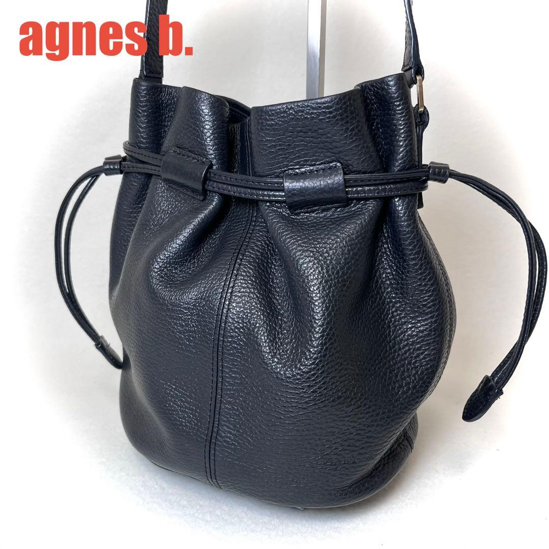 ☆美品☆ agnes b. アニエスベー シャーロット 巾着 ショルダーバッグ